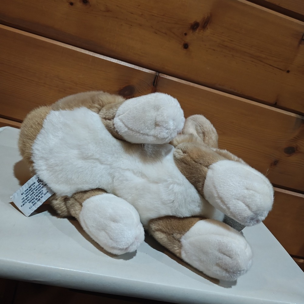 Yomiko Classics Plush 12" Dutch Rabbit Brown White Bunny E2 - Picture 5 of 5